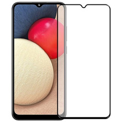 Защитное стекло CASE Full Glue для Samsung Galaxy A03 (черный)