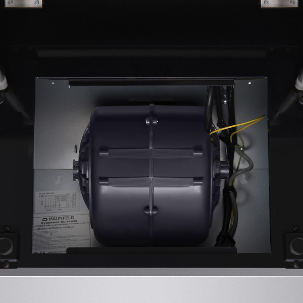 Вытяжка MAUNFELD MERSEY 60 (нержавеющая сталь\черное стекло)