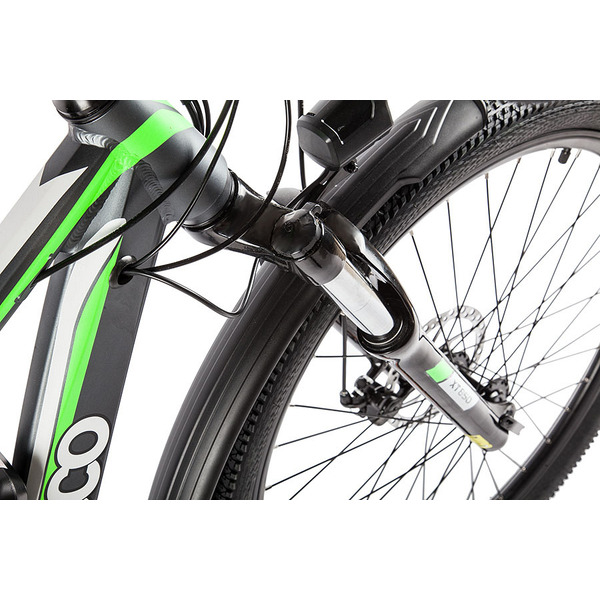 Велогибрид Eltreco XT 850 (серый/зеленый)