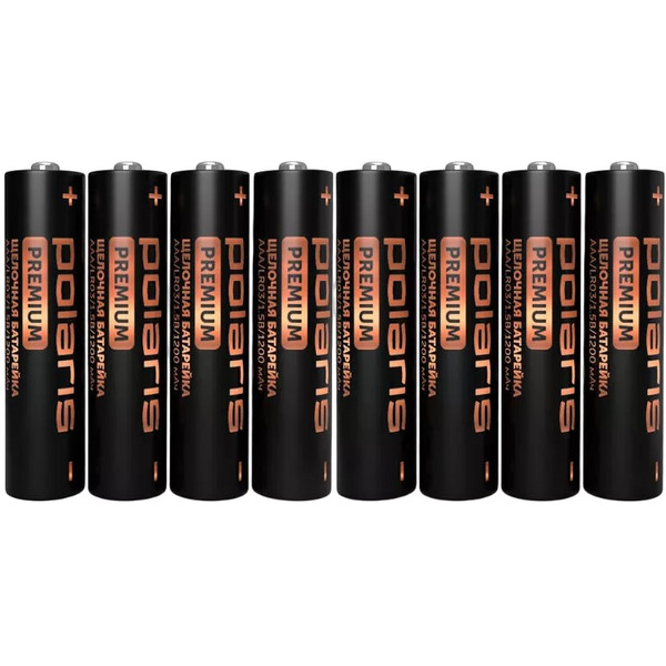 Батарейки щелочные Polaris PB AAA (8шт) Premium