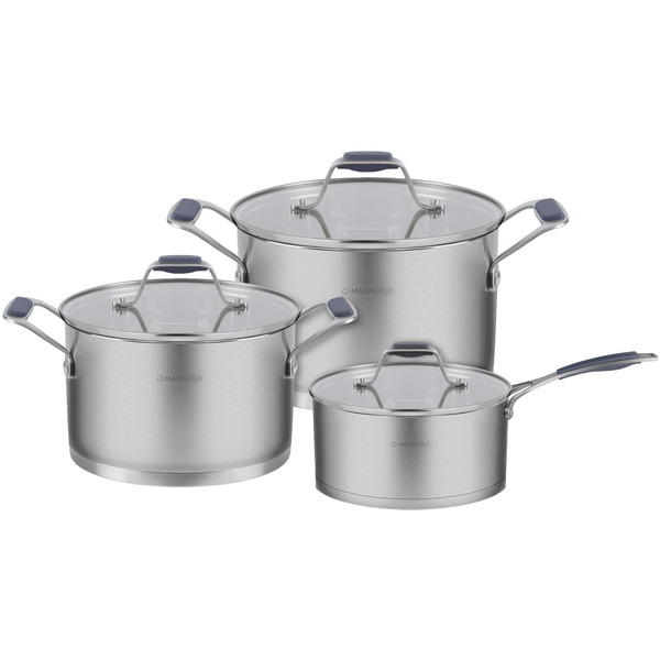 Набор кастрюль MAUNFELD Madison MF124MS01ST