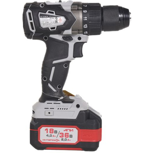Дрель-шуруповерт Интерскол ДА-13/36В 70 (814.2.2.70)