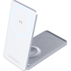 Беспроводное зарядное Magssory WCH014 (серебристый)