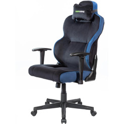 Игровое компьютерное кресло VMMGame Unit Velour Upgrade XD-A-VRBKBE-B23 (черный/синий)