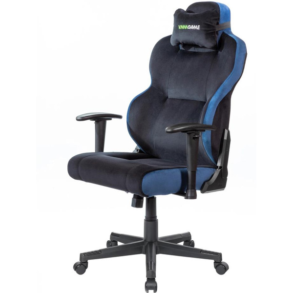 Игровое компьютерное кресло VMMGame Unit Velour Upgrade XD-A-VRBKBE-B23 (черный/синий)