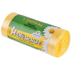 Мешки для мусора с ушками Ромашка Надежные ВЛ03630У (30 шт)