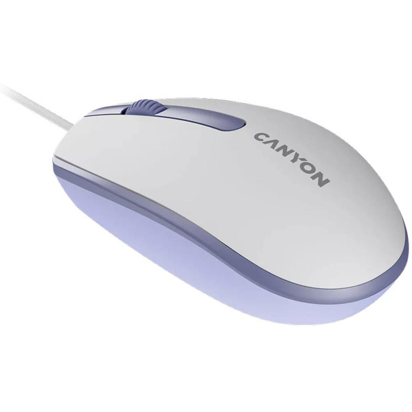 Мышь Canyon M-10 (CNE-CMS10WL) бело-лавандовый