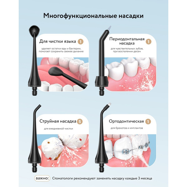 Ирригатор Fairywill F5020E (черный)