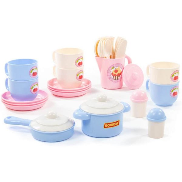 Набор игрушечной посуды Полесье Хозяюшка 80165 (на 6 персон