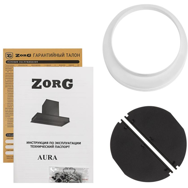 Вытяжка кухонная ZORG AURA 1260 60 S-GS BLACK
