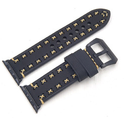 Ремешок Bingo Leather Cross для APPLE Watch Черный