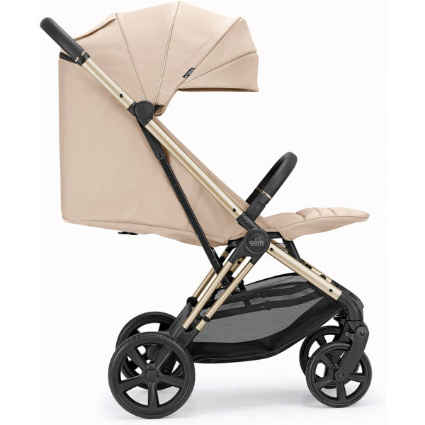 Детская прогулочная коляска Cam Off-Road ART823/205 (бежевый/золото/черный)