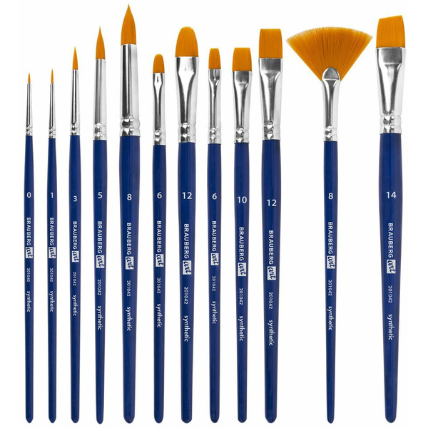 Набор кистей BRAUBERG ART DEBUT 201042 (12 шт)