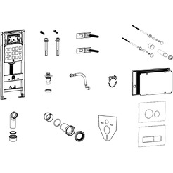 Инсталляция для унитаза AV Engineering AVW31-313