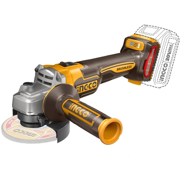 Угловая шлифмашина Ingco CAGLI211541 (с 1-им АКБ, кейс)