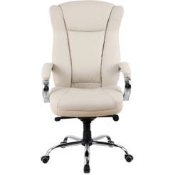 Офисное кресло King Style SHL-7-1 Hildi PU Chrome (кремовый)