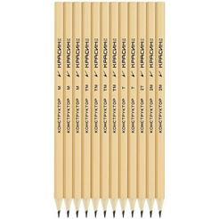 Набор карандашей ч/г Красин "Конструктор" С-358 (12штук)