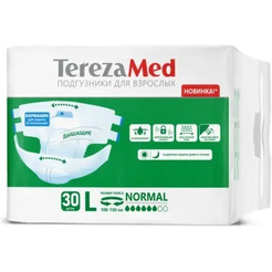 Подгузники одноразовые для взрослых TerezaMed Large Normal уп.30