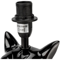 Светильник декоративный настольный REXANT 603-1016 МОБИ "Бульдог" Е14, 40Вт, черный