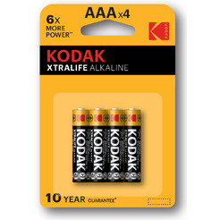 Батарейка щелочная Kodak XTRALIFE LR03-4BL [K3A-4]