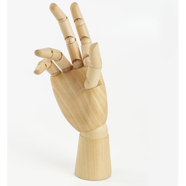 Модель художественная BRAUBERG 191299 (высота 25 см., тип - женская правая рука, материал дерево)