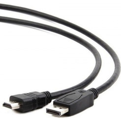 Кабель CABLEXPERT CC-DP-HDMI-6, 1.8м, 20M/19M, черный