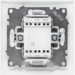 Кнопка для звонка EKF Валенсия (белый)