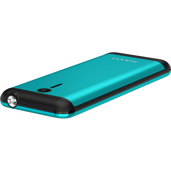 Мобильный телефон Maxvi X10i +ЗУ WC-112 (голубой)