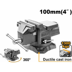 Тиски слесарные INGCO HBV084