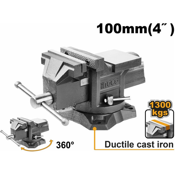 Тиски слесарные INGCO HBV084