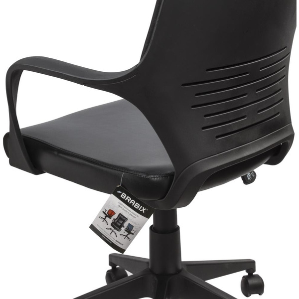 Кресло Brabix Prime EX-515 (кожзам, черный)