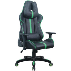 Кресло Brabix GT Carbon GM-120 (черный/зеленый)
