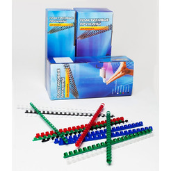 Пластиковые пружины Office Kit 6мм / BP2001 (100шт, белый)