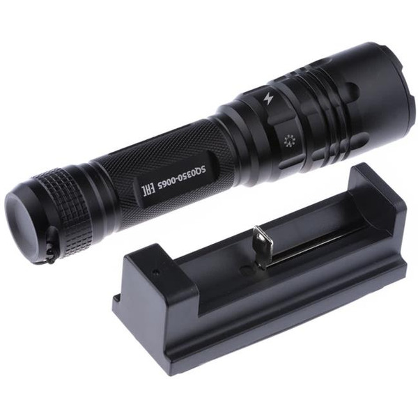 Фонарь TDM «Титан 5» (для дайвинга, 10 Вт CREE 800 лм, 1х18650 3.7 В 2600 мА*ч, IPX8, до 100 м) SQ0350-0065