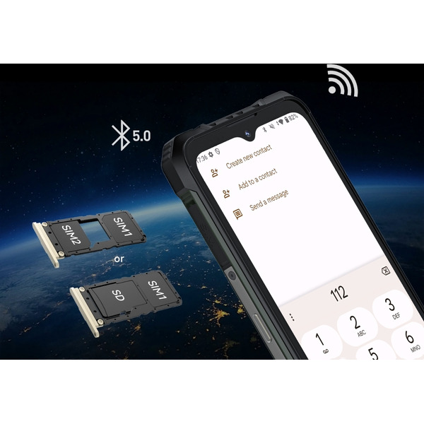 Смартфон Cubot KingKong Ace 2 6GB/128GB (черный/оранжевый)