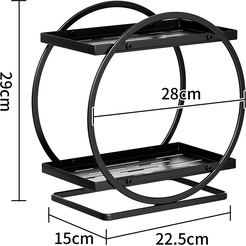 Органайзер для косметики настольный Happy Home HH-032 (черный)