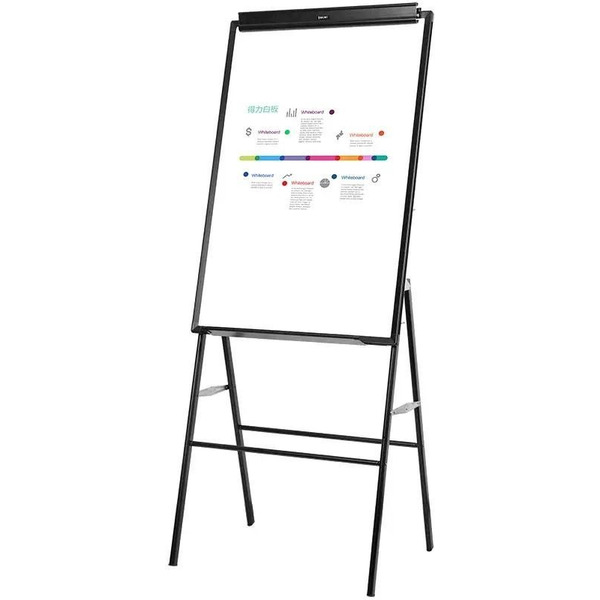 Флипчарт Deli 7890 лак (белый/черный)