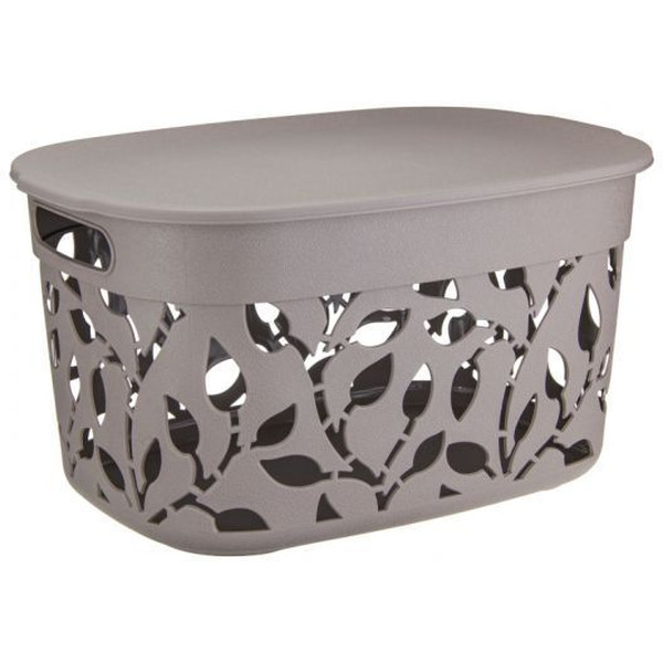 Корзина IDEA Флора М2363 12 л (французский серый)