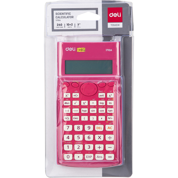 Калькулятор Deli E1710A/RED