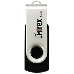 USB Flash MIREX Swiwel Black 4GB (13600-FMURUS04)