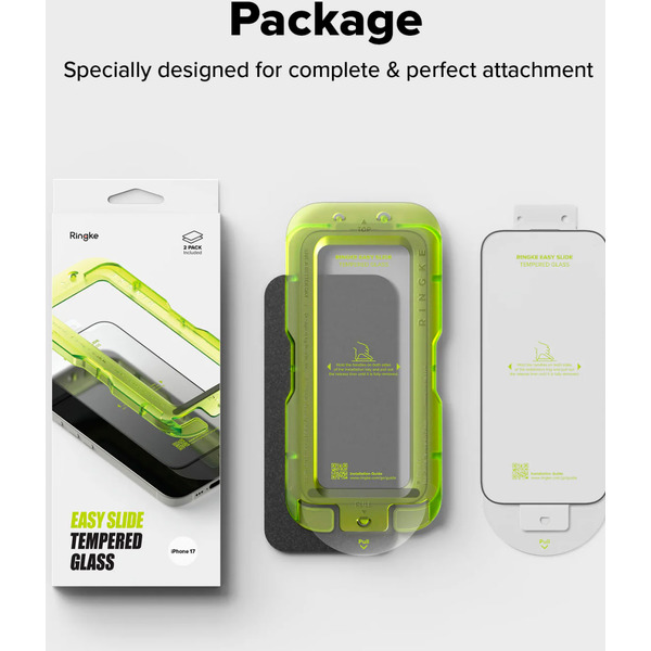 Защитное стекло Ringke EASY SLIDE 2шт для iPhone 17