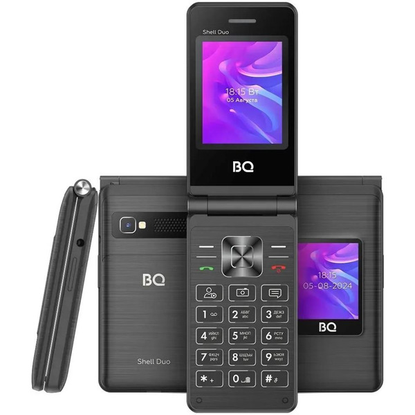 Мобильный телефон BQ Shell Duo BQ-2412 (черный)