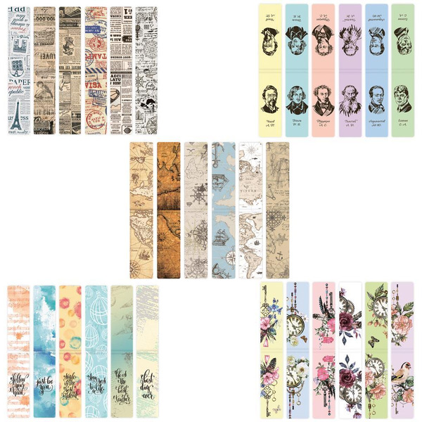 Набор закладок для книг BRAUBERG 113178 (МАГНИТНЫХ, 30 шт., 60x20 мм)