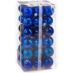 Набор новогодних шаров Ausini B8145BL (синий)