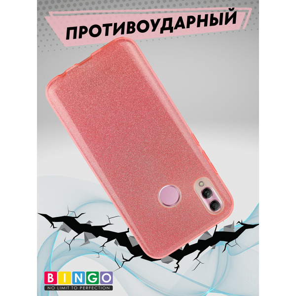 Чехол-накладка Bingo Shine для Honor 10 Lite (розовый)