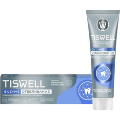 Зубная паста TISWELL отбеливающая энзимная Кальций, 110 г