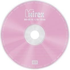 DVD+RW диск MIREX 4.7Gb 4x Mirex slim UL130022A4S