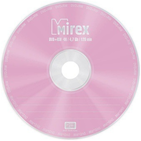 DVD+RW диск MIREX 4.7Gb 4x Mirex slim UL130022A4S