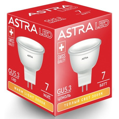 Светодиодная лампа ASTRA MR16 7W 3000K