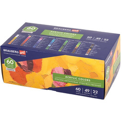 Краски акриловые художественные BRAUBERG ART 192246